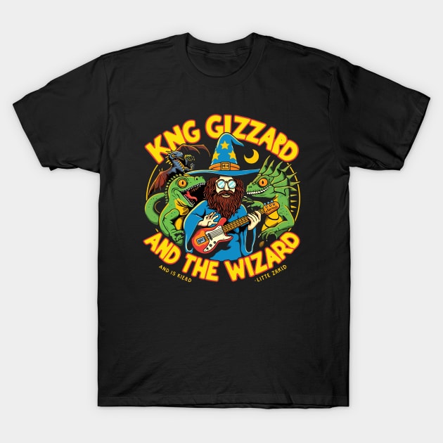 king gizzard and the lizard wizard T-Shirt by Rizstor